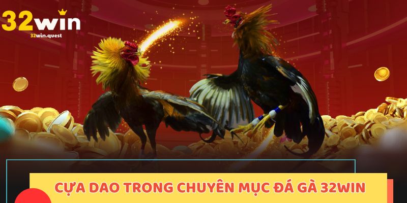 Cựa dao trong sảnh đá gà 32WIN
